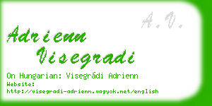 adrienn visegradi business card
